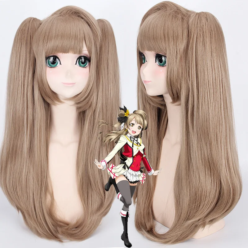 LoveLive Minami Kotori Wig Love Live Cosplay Props Hair Theme Party Role Play Wigs Comic Con Carnival Costumes Girl Ponytail