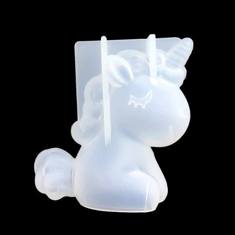 3D Bär Einhorn Horn Weihnachts-Hirsch Baum Katze Liebesherz Löwe Wolf Ente Silikon Zuckerform Fondant Kuchendekorationswerkzeuge – Detail 9