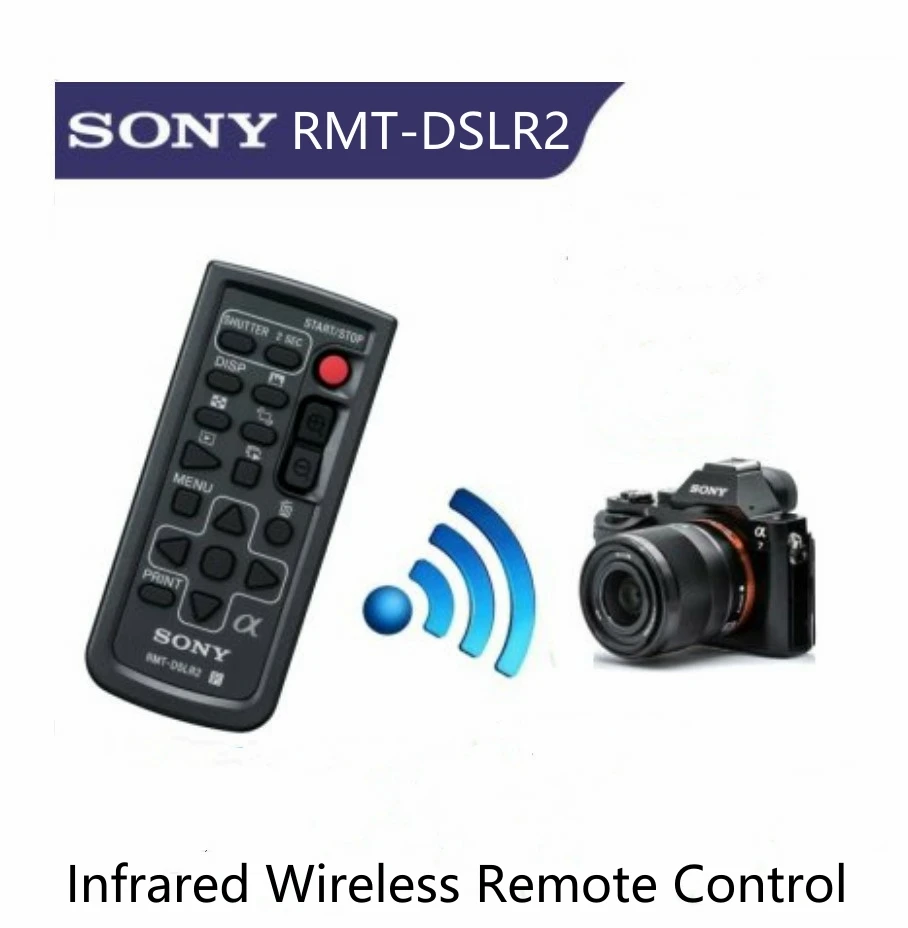 SONY RMT-DSLR2 Infrared Wireless Remote Control Video Recording Controller For SONY A6400 A6300 A6000 A7II A7RII A9 A99II camera