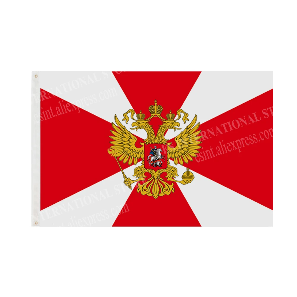 Double Eagle Internal Troops Flag Russian Army 90 x 150cm 3 x 5ft Custom Banner Metal Holes Grommets  Indoor And Outdoor