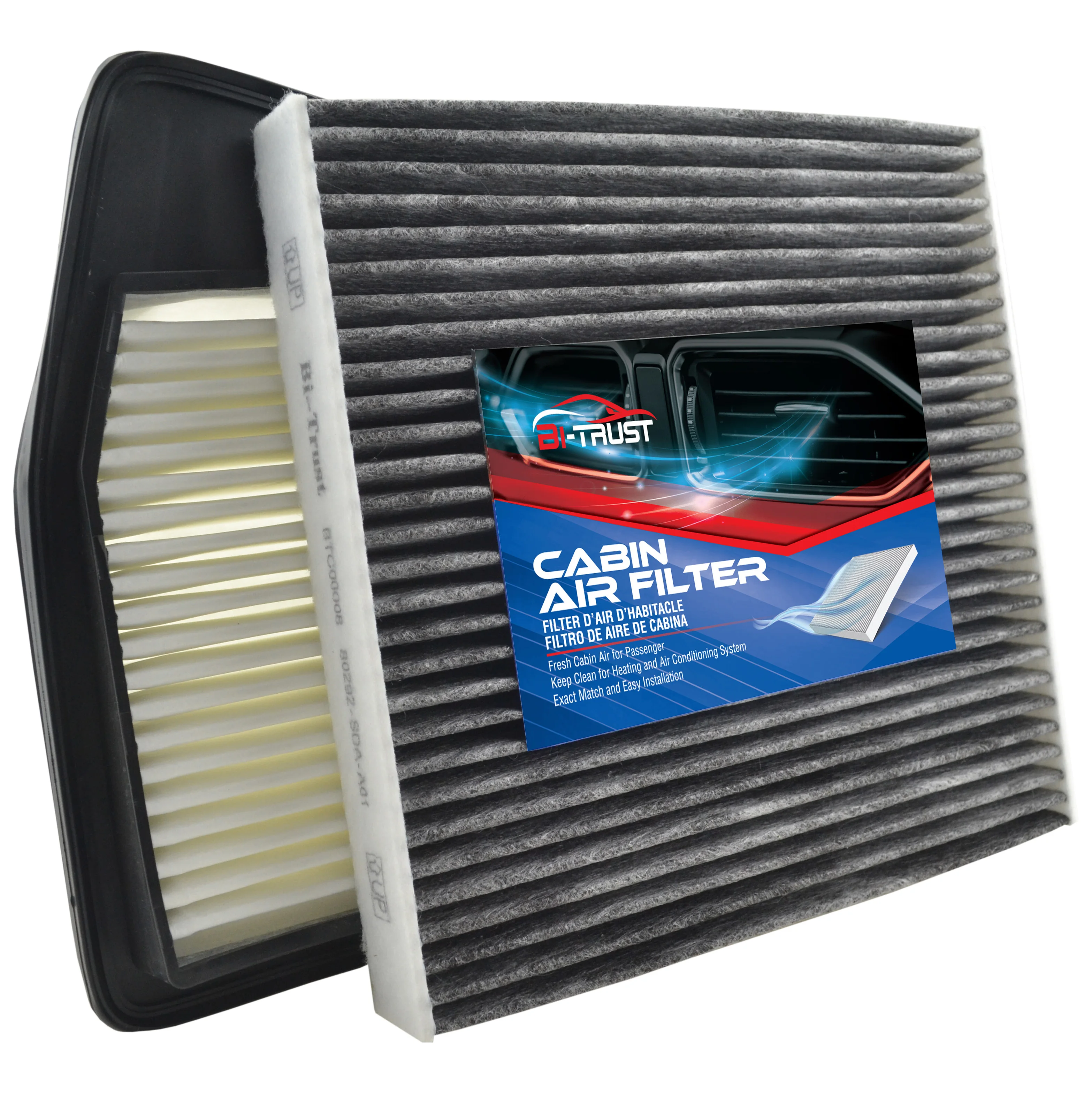 Bi-Trust Engine & Cabin Air Filter for Acura TSX 2.4L 2009 2010 2011 2012 2013 2014 CF10134 80292-SDA-A01