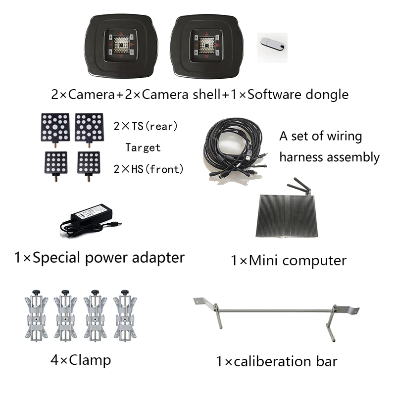 

3D camera wheel alignment parts wheel alignment camera assembly software dongle Model SRD-HTccc