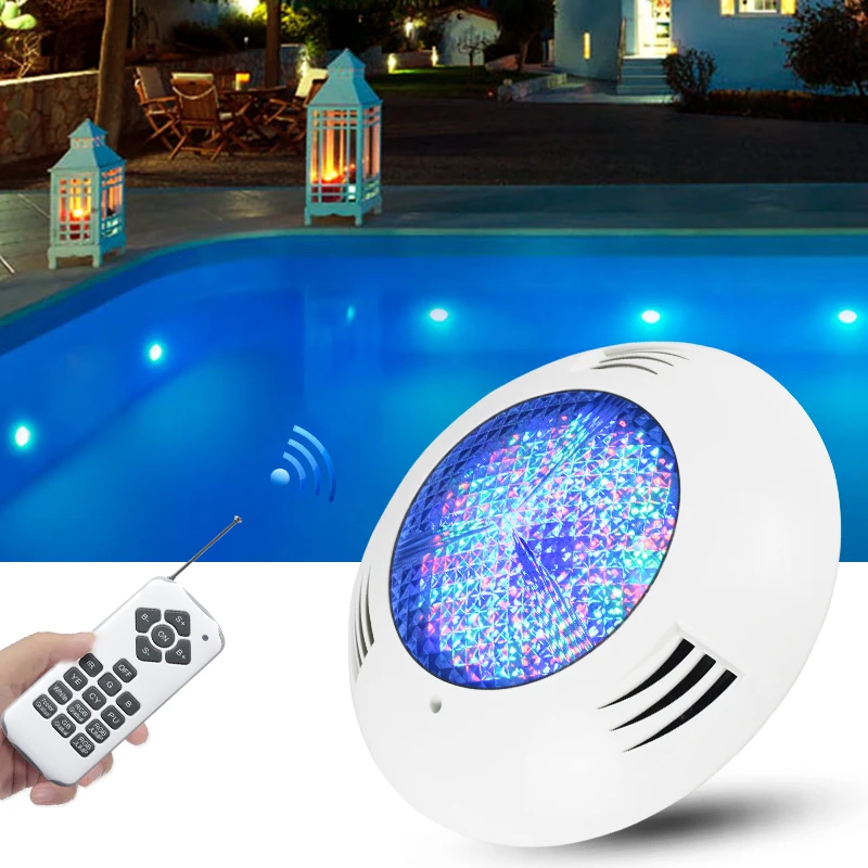 5pcs/lot LED Swimming Pool Lights 24W36W Wall mounted lamps IP68 Waterproof 12V RGB changeable Underwater light luz piscina