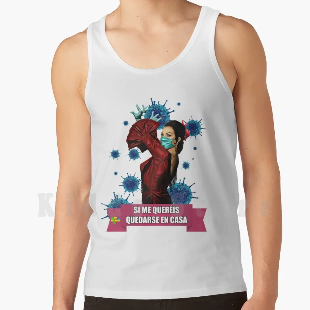 Lola Flores Tank Tops Vest Sleeveless Lola Flores Epidemic No Digital Art 2020 The Pharaoh Flemish Folkloric Folklore