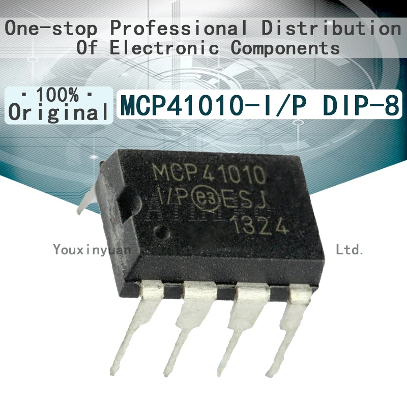 10/Pcs New Original MCP41010-I/P MCP41010 DIP-8 Digital potentiometer chip IC