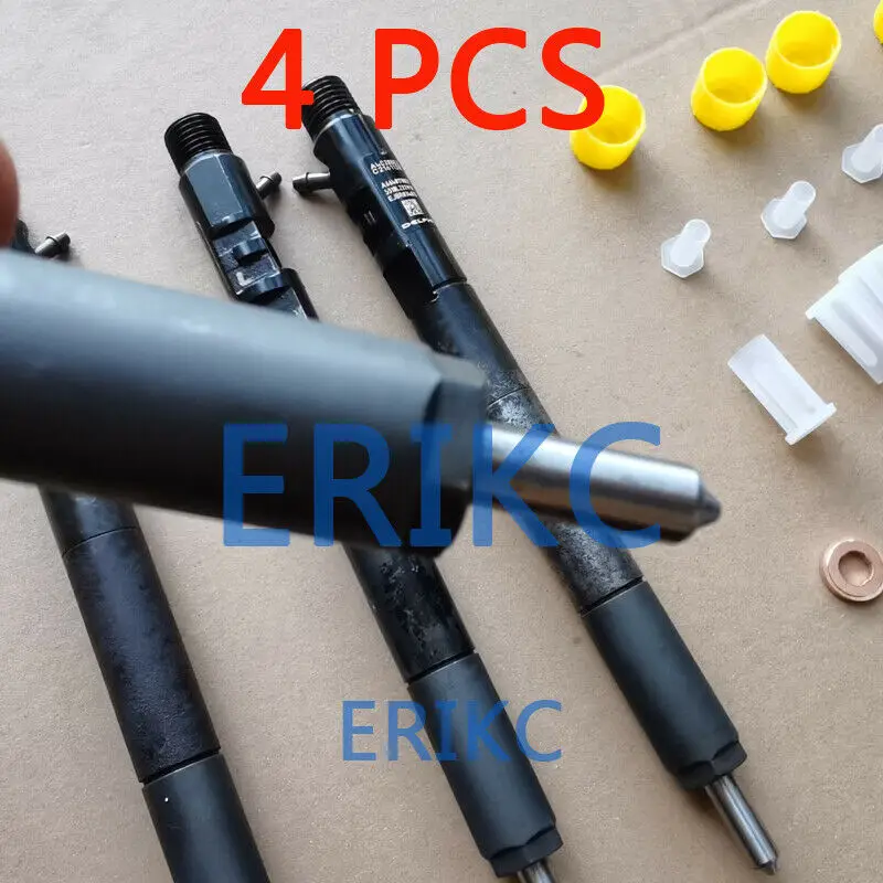 ERIKC 4PCS EJBR04701D Common Rail Injector A6640170021 EJBR0 4701D R04701D Actyon Kyron Rexton for Delphi SSANGYONG Euro 3