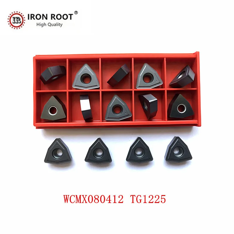 

IRON ROOT WCMX030208 040208 050308 06T308 080412 TG1225 Fast Drill CNC Metal Lathe Tool Indexable U-Drill Carbide Insert