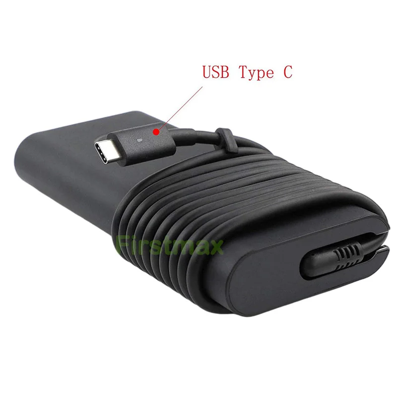 130 واط usb-c نوع c 20 فولت 6.5A شاحن الكمبيوتر المحمول لديل XPS 15 9500 9510 9520 9570 9575 DA130PM170 HA130PM170 التيار المتناوب امدادات الطاقة