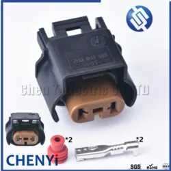 2 Pin Auto Fog Light Connector wiring harness Plug Socket Auto waterproof connector 7H0941165 7H0 941 165