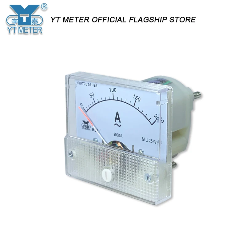 85l1-a AC ammeter 30 / 50 / 75 / 100 / 150 / 200 / 250 / 300 / 400 / 500 / 600 / 750 / 800 / 5A pointer transformer CT ammeter n