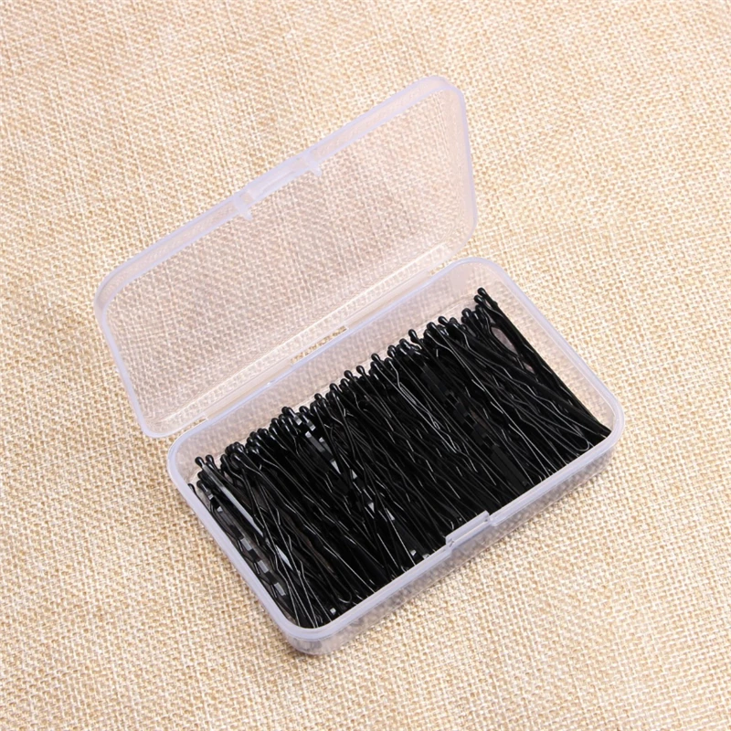 50/100/150PC Schwarz Haarnadeln Für Frauen Haar Clip Dame Bobby Pins Unsichtbare Welle Hairgrip Haarspange Haarspange haar Clips Zubehör – Detail 14