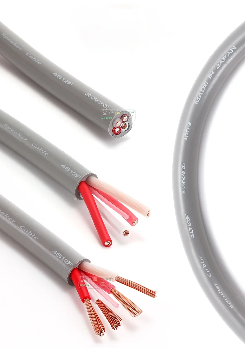 CANARE four-core 4S12F/4S11/4S10F/4S8 fever audio cable speaker speaker cable bending resistant sheath cable 4*2.81