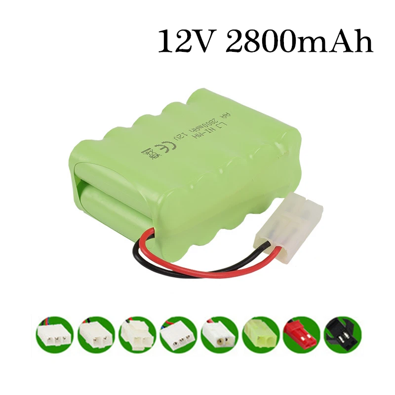 12v 2800mah akumulator NiMH do samochodzik zdalnie sterowany zbiorniki pociągi Robot łódź pistolet Ni-MH AA 1000mah 12v akumulator 1 sztuk