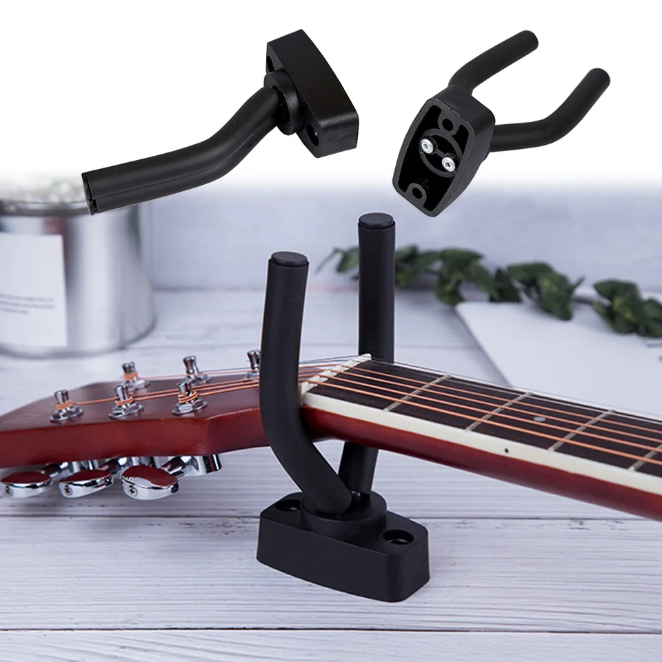 1 Pcs Instrument Accessories Durable Guitar Hook Support Stand Wall Mount Guitar Hanger Hook for Guitars Bass Ukulele String