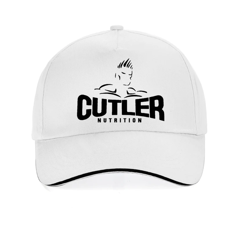 Cutler Muscle Athletic Workout Bodybuilding Men Baseball Cap 100%Cotton Man Summer Adjustable Snapback hat bone