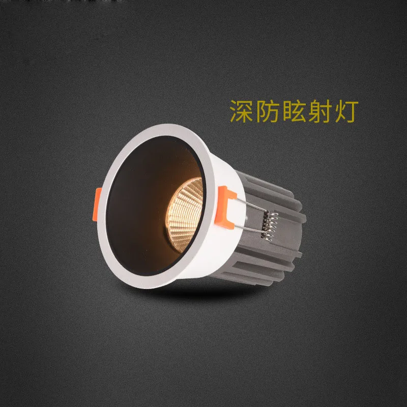 

30PC/lot Recessed LED Downlight 10w dimmable COB LED Spot light LED decoration Ceiling Lamp AC 110V 220V downlights