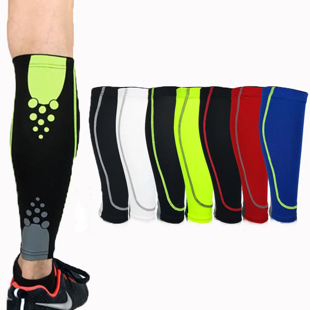 Compression Legs Warmer Women Men Shin Guard Basketball Running Cycling Gym Fitness Calf Sleeves UV Protection Youth Knee Pads