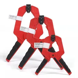 4/6/7/9Inches Carpenter Spring Climp Heavy Duty Woodworking Plastic Spring Clamp Strong Nylon Wood Carpenter Spring Clamps Tool