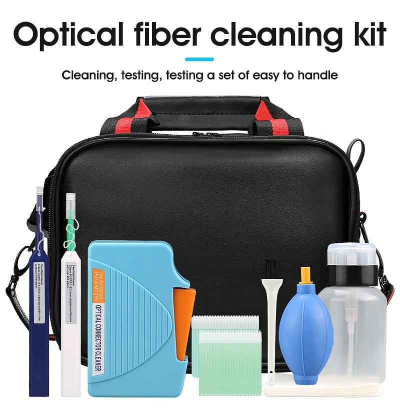 

10pcs Cleaning Kit Fiber Optic Cleaner Pen 1.25/2.5 mm Box FTTH