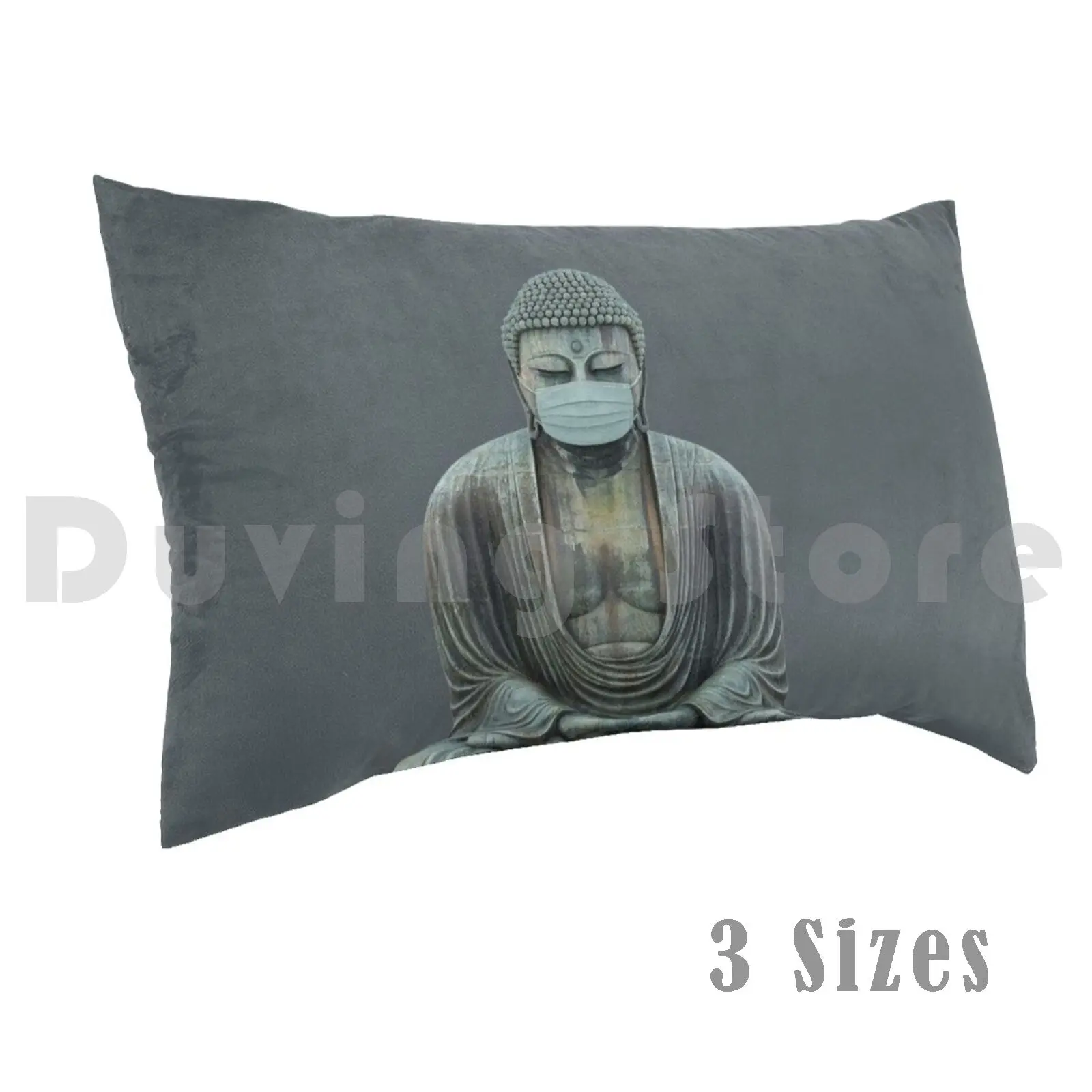 Plandemics Pillow Case 20*30 Inch Buddha Buddhism Zen Tao Life Japan