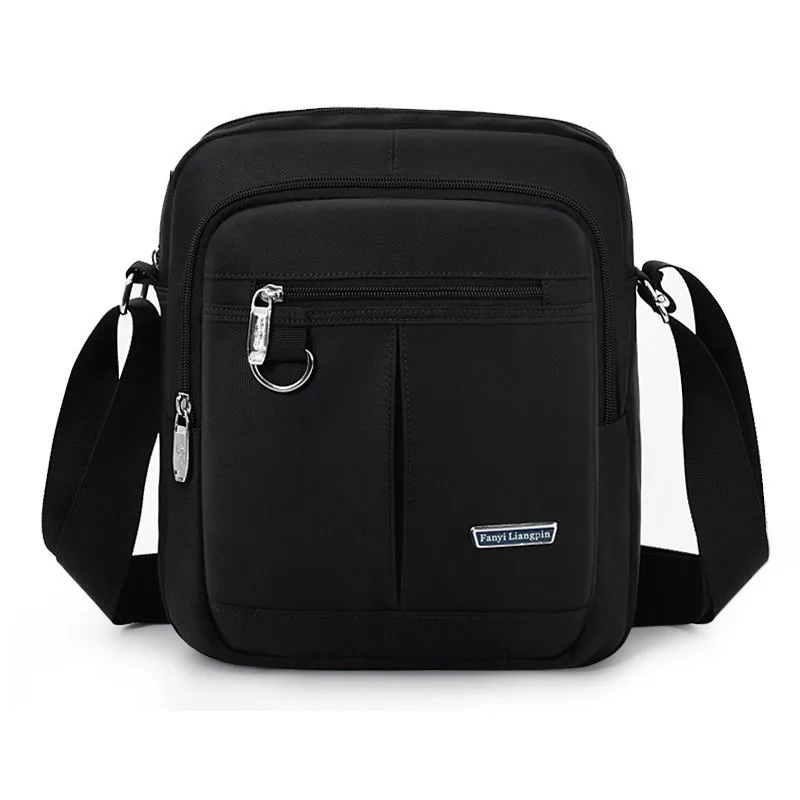 

Mens Nylon Waterproof Messenger Bag Multifunctional Casual Business Travel Shoulder Crossbody Bag