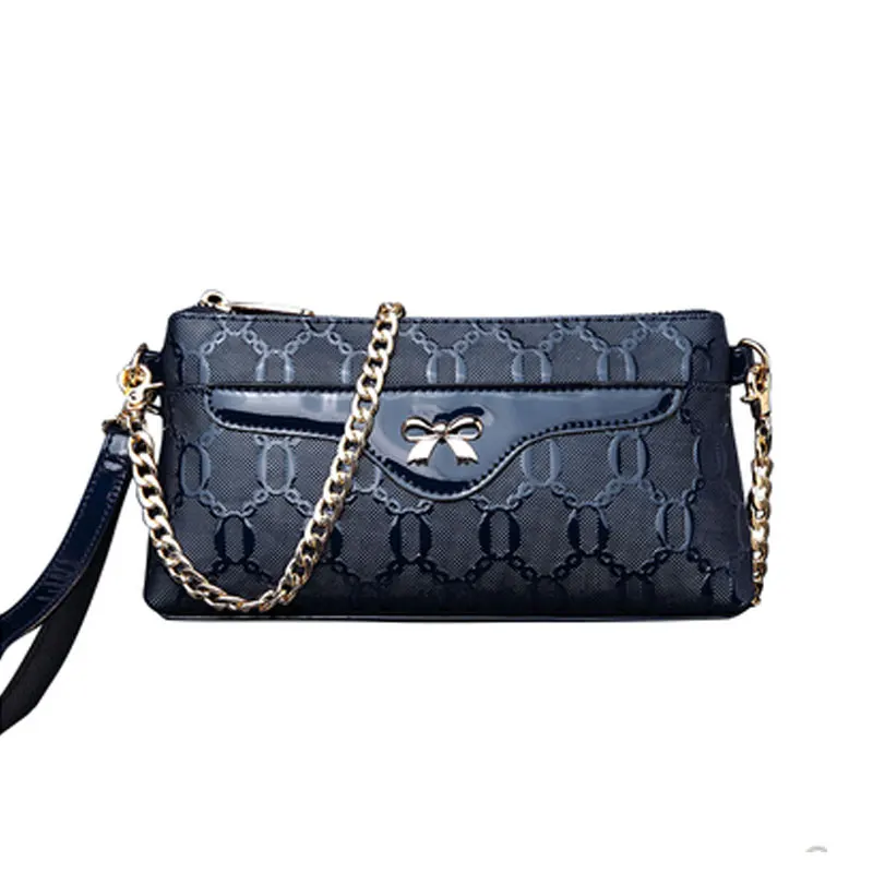 Handbag Brand Bag 2020 Women's Bag Tide Cowhide Embossed Atmosphere Chain Cross Arm Small Square Bag Handbag Shoulder Bag