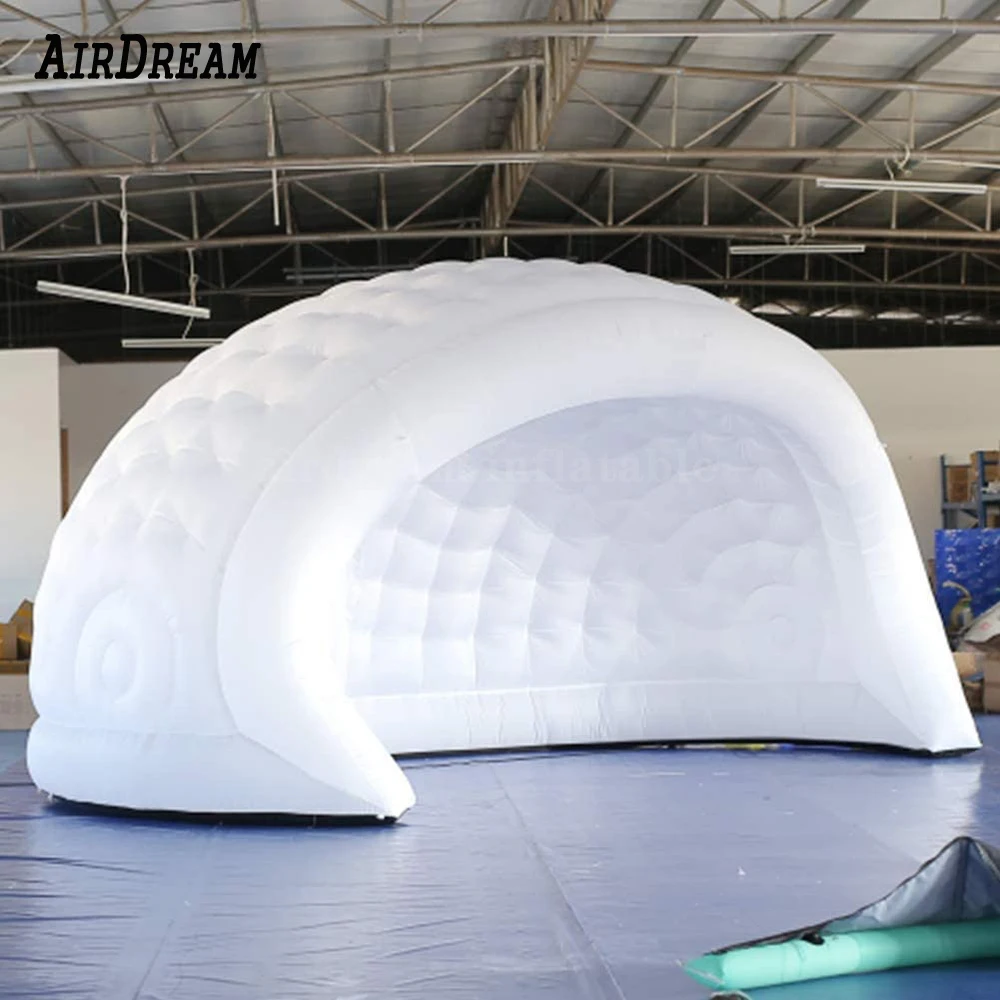 Portable Inflatable Dome Tent (6x2.7mH) Cover Structure with Air Blower for Event Party Stage Wedding Trade Show Exhibition