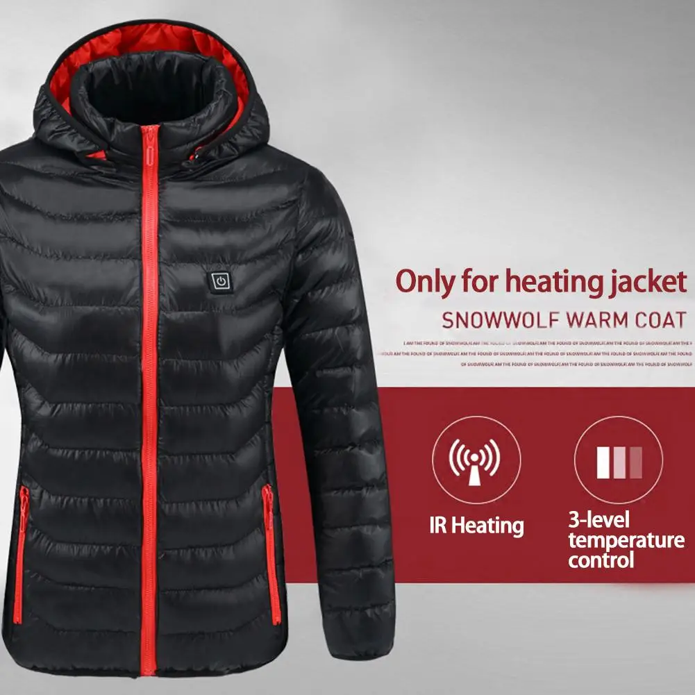 

Outdoor Graphene Electric Heated Down Jacket USB Constant Temperature Heating Carbon Fiber Warm Winter Coat