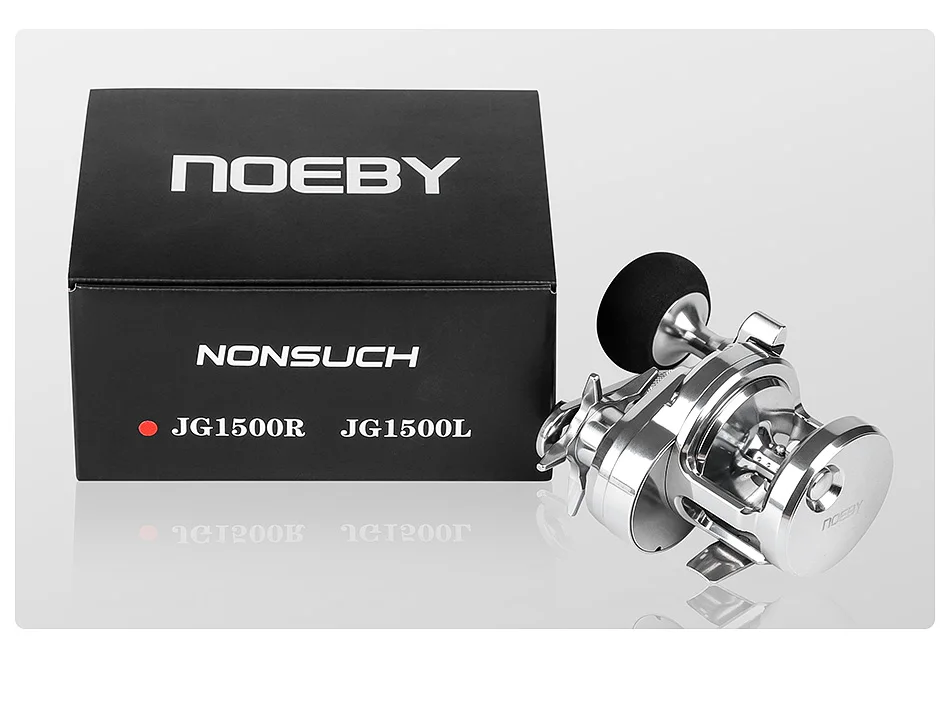 NOEBY Slow Jigging Angelrolle 15 kg 25 kg Max Drag 5,2:1 Salzwasser Trolling Aluminiumlegierung Boot Köder Casting Angelrolle – Detail 17