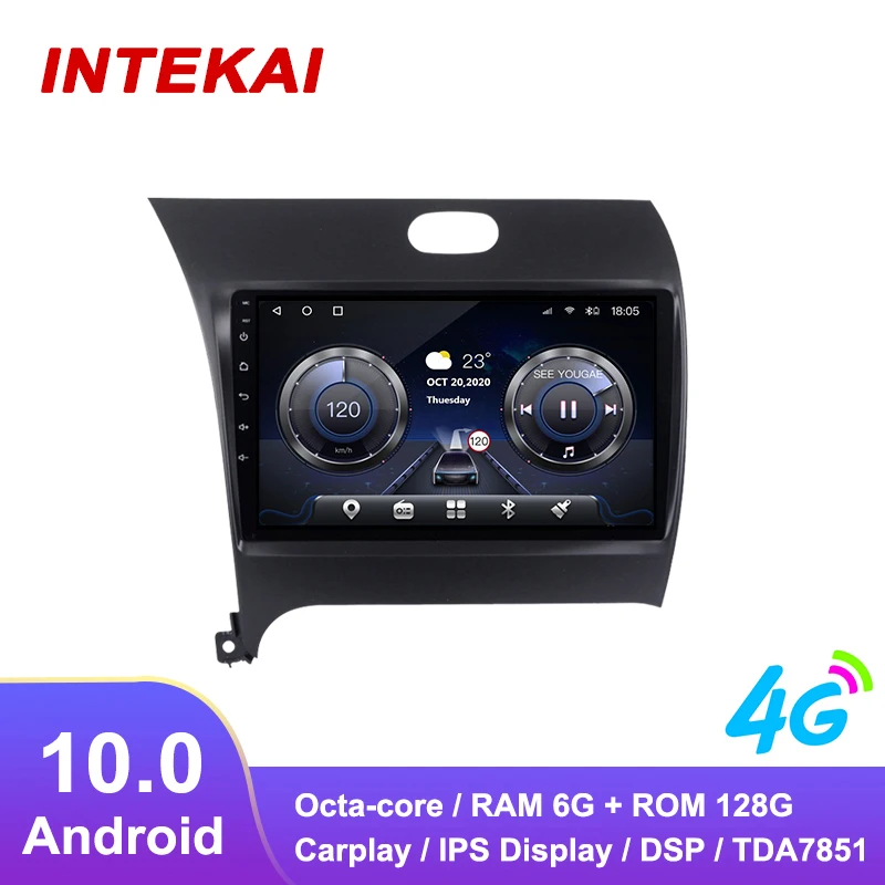 

9"Android 10.0 Car Radio GPS Navigation autoradio multimedia player for kia cerato k3 forte 2013 2016 head unit stereo