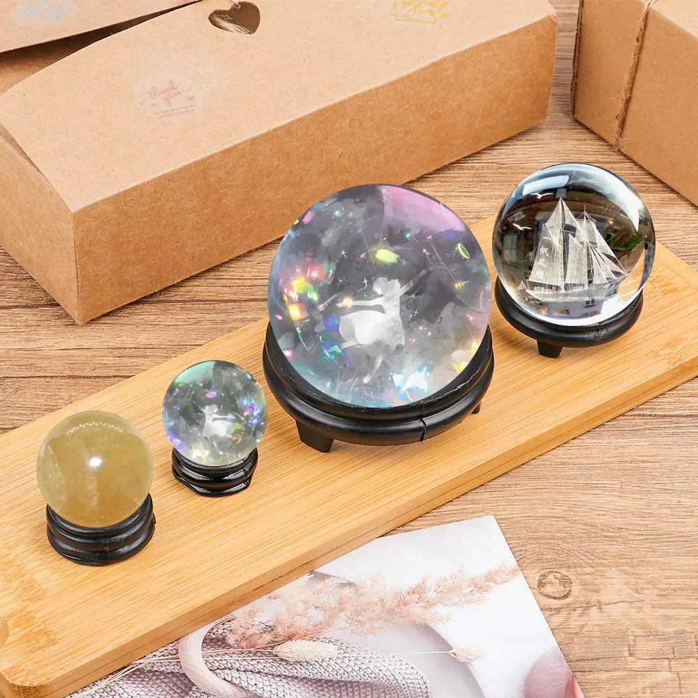 Gourd Holder Walnut Sculpture Crafts Crystal Ball Display Base Ostrich Egg Tray Pedestal Stand