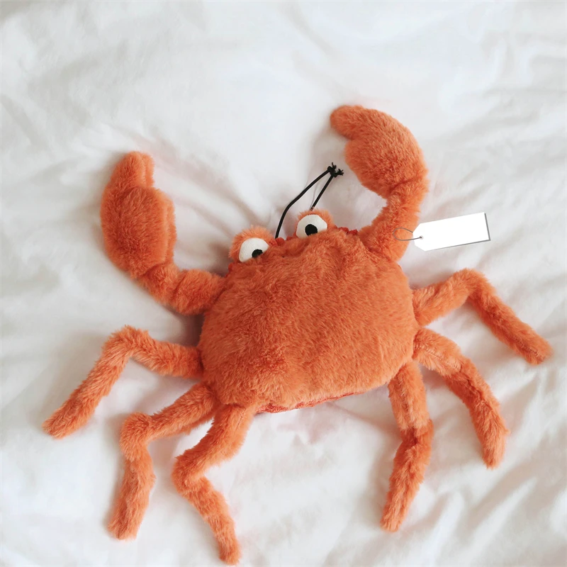 

Crispin Crab Plush Toys British Style Long Plush Crab Dolls Stuffed Animal Plushies Appease Doll For Baby Birthday Gifts Kids