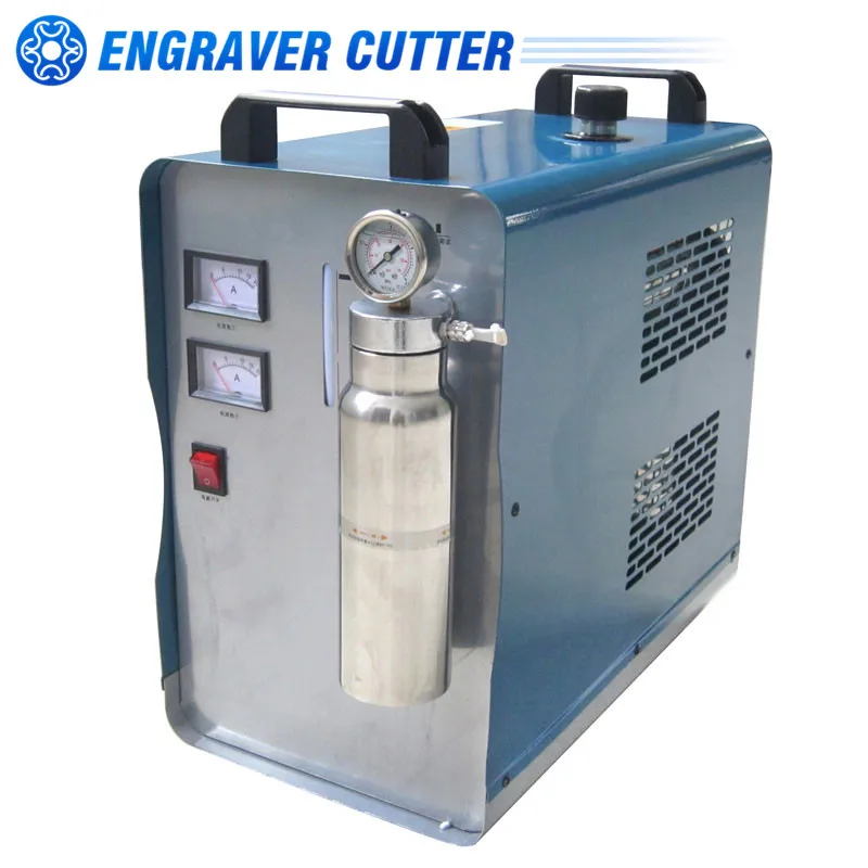 800W Portable Oxygen Hydrogen Flame Generator Acrylic Polishing Machine, 150L 2 Gas Torches free, 220V