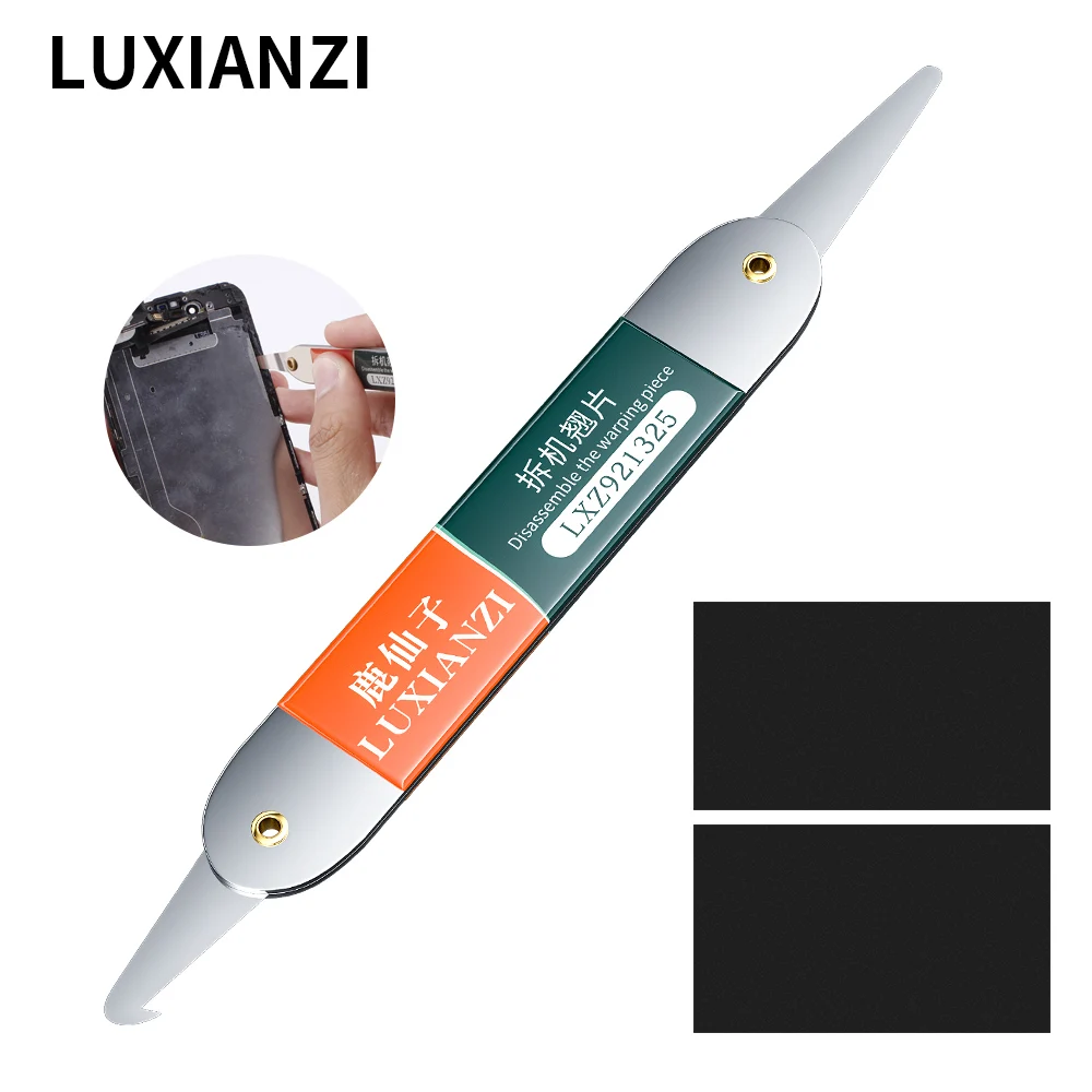 LUXIANZI Metal Spudger Pry Opening Tool For Mobile Phone Tablets  LCD Screen Disassemble Crowbar Universal Removal Pry Hand Tool
