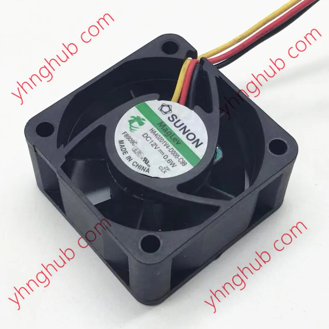 SUNON HA40201V4-0000-C99 DC 12V 0.6W 40x40x20mm Server Cooling Fan