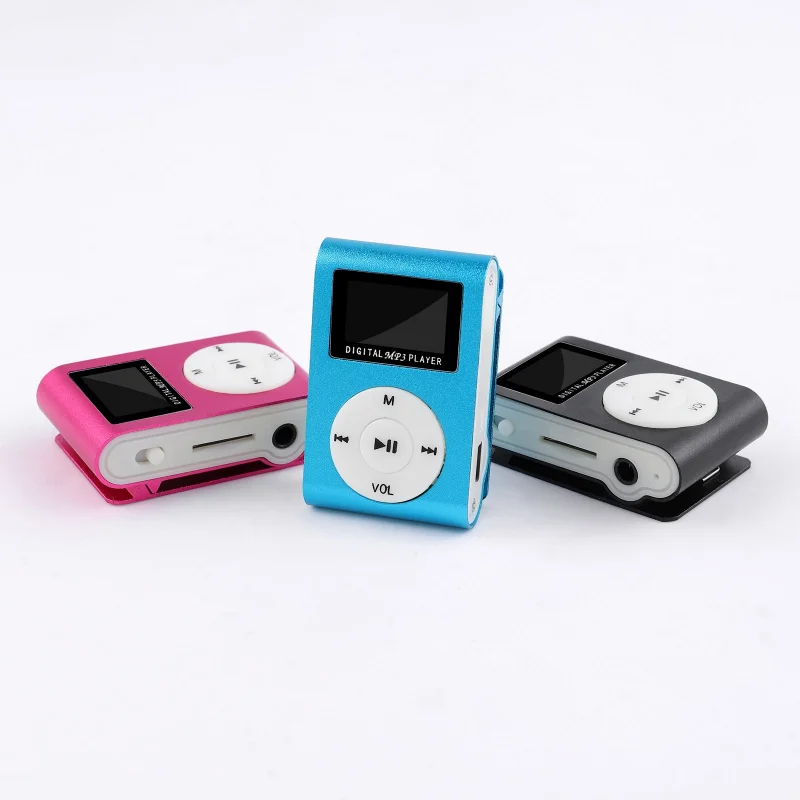 Portable Mini MP3 Player Walkman Clip MP3 Music Player With LCD Screen Support 32GB Micro SD TF Card Fashion Sport Music Player