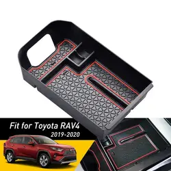 Car Central Storage Box Broadhurst Armrest Remoulded Car Glove Storage Box For Toyota RAV4 2019 2020 Accessories Auto Styling