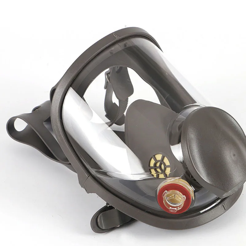 7 w 1 6800 farba maska gazowa maska gazowa szerokie pole czapka kominiarka respirator farba w sprayu maska silikonowa 6800