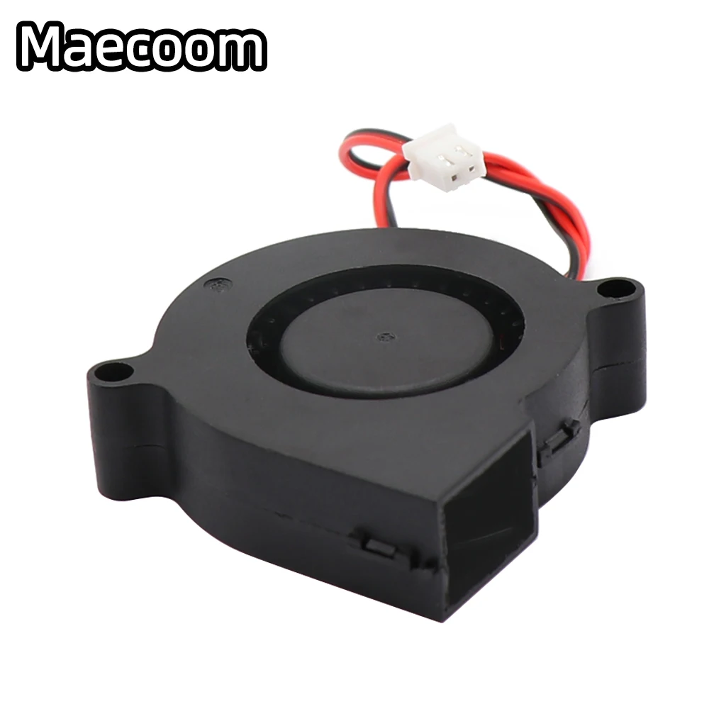 1PCS Maecoom 5015 50mm DC 24V 12V 2Pin Sleeve Bearing Brushless Cooling Turbine Blower Fan 50mm x 15mm Blower Cooler Fan