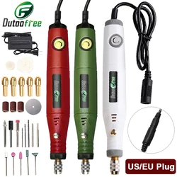 110V/220V Electric Drill Engraving Pen Home DIY Mini Drill Machine Power Tools Electric With Dremel Accessories Rotary Tools Set