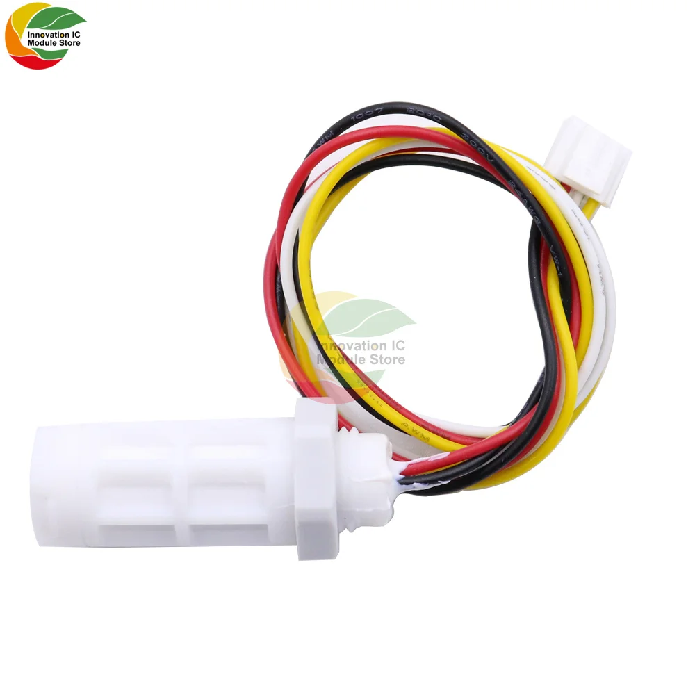 SHT30 temperature and humidity sensor PE cylinder protective sleeve HY2.0-4P interface IIC digital signal temperature sensor