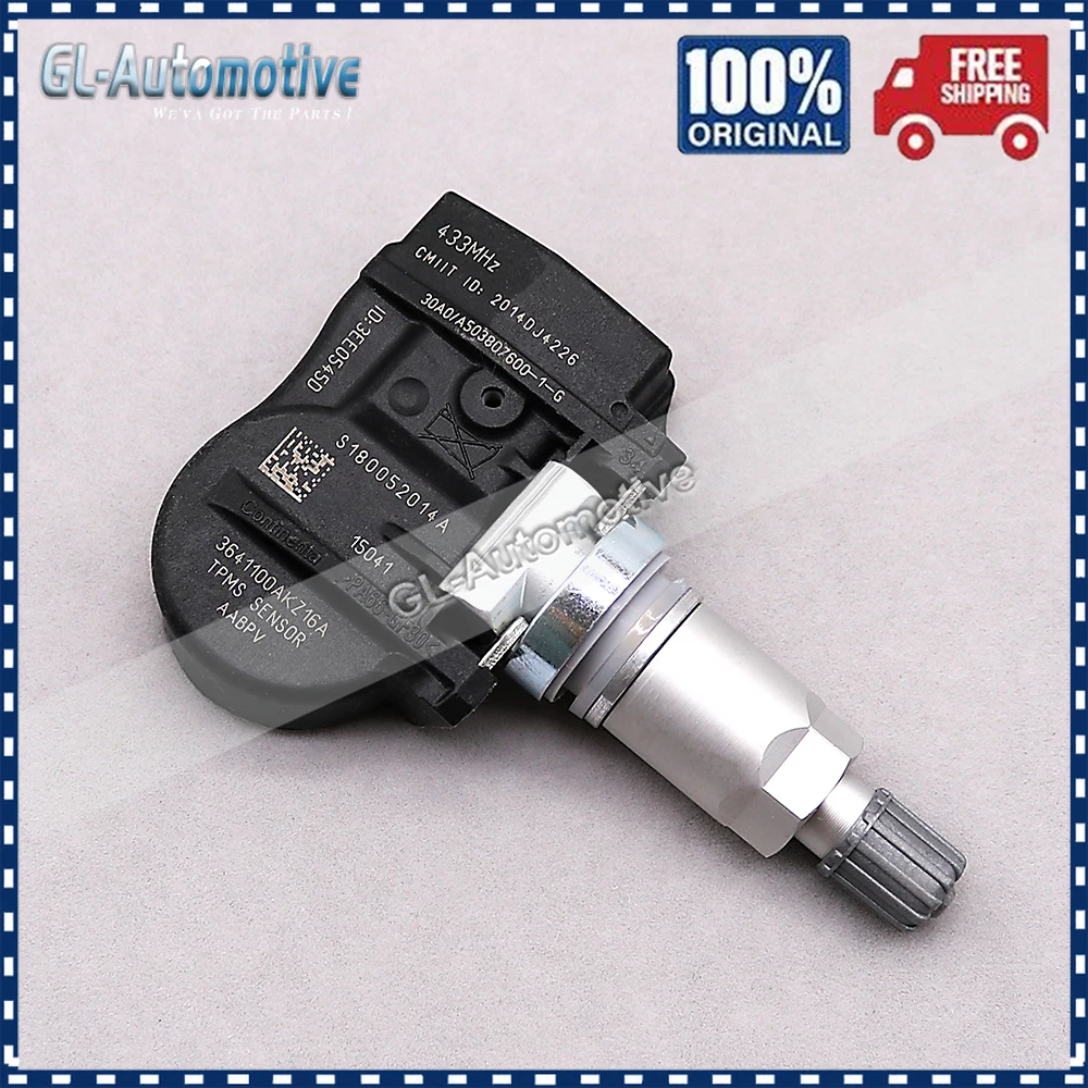 Juego de (4) Sensor de presión de neumáticos TPMS 3641100AKZ16A para Haval H6 Haval M6