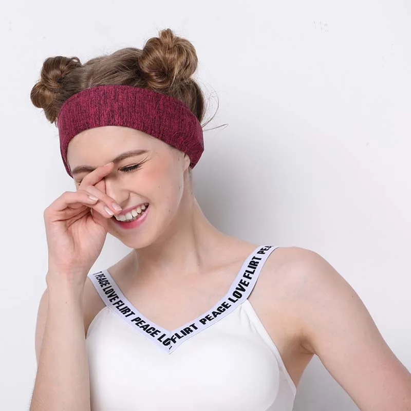 Bluetooth Sports Headphones Wireless Stereo Music Headset Outdoor Running Headband Headkerchief with Microphone for Yoga Riding