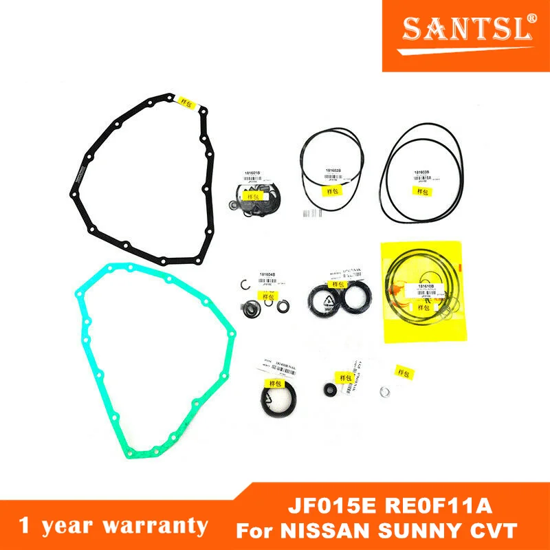 

JF015E RE0F11A Automatic Transmission Overhaul Kit Rebuild Parts Seals Gasket Fit For Nissan SUZUKI CVT Car Transnation