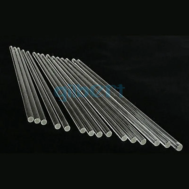 LOT10 Lab Glass Stirring Rods 7mm Diameter 300/350mm Length Borosilicate High Resistant Stirrer for Chemistry Laboratory