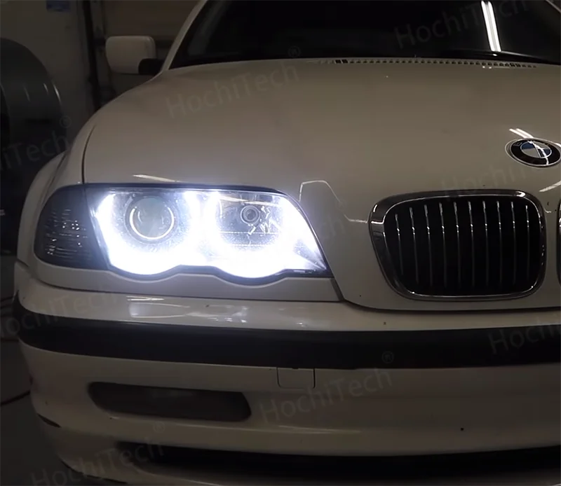 for BMW 3 series E46 316i 318i 320d 323i 328i 330i 325xi 330d 1998-2005 Excellent LED Cotton Angel Eyes rings daytime light