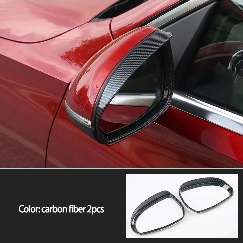 Car Side Rearview Mirror Rain Eyebrow Covers Trim For Mercedes Benz C Class W206 C200 C220 C260 C300 22+