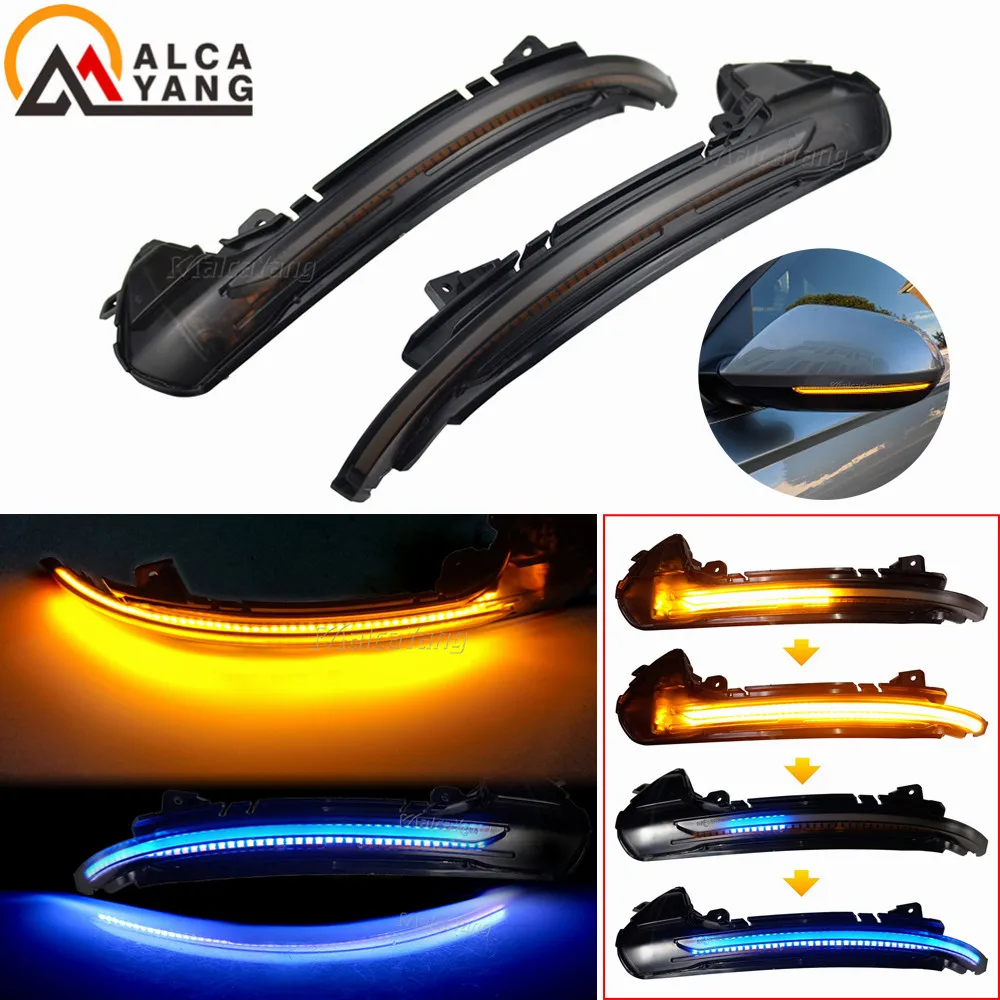 Auto-LED Dynamisches Blinklicht Rückspiegel-Seitenblinker für Audi A6 RS6 S6 C7 C7.5 4G 2012 2013 2014-2018 – Detail 17