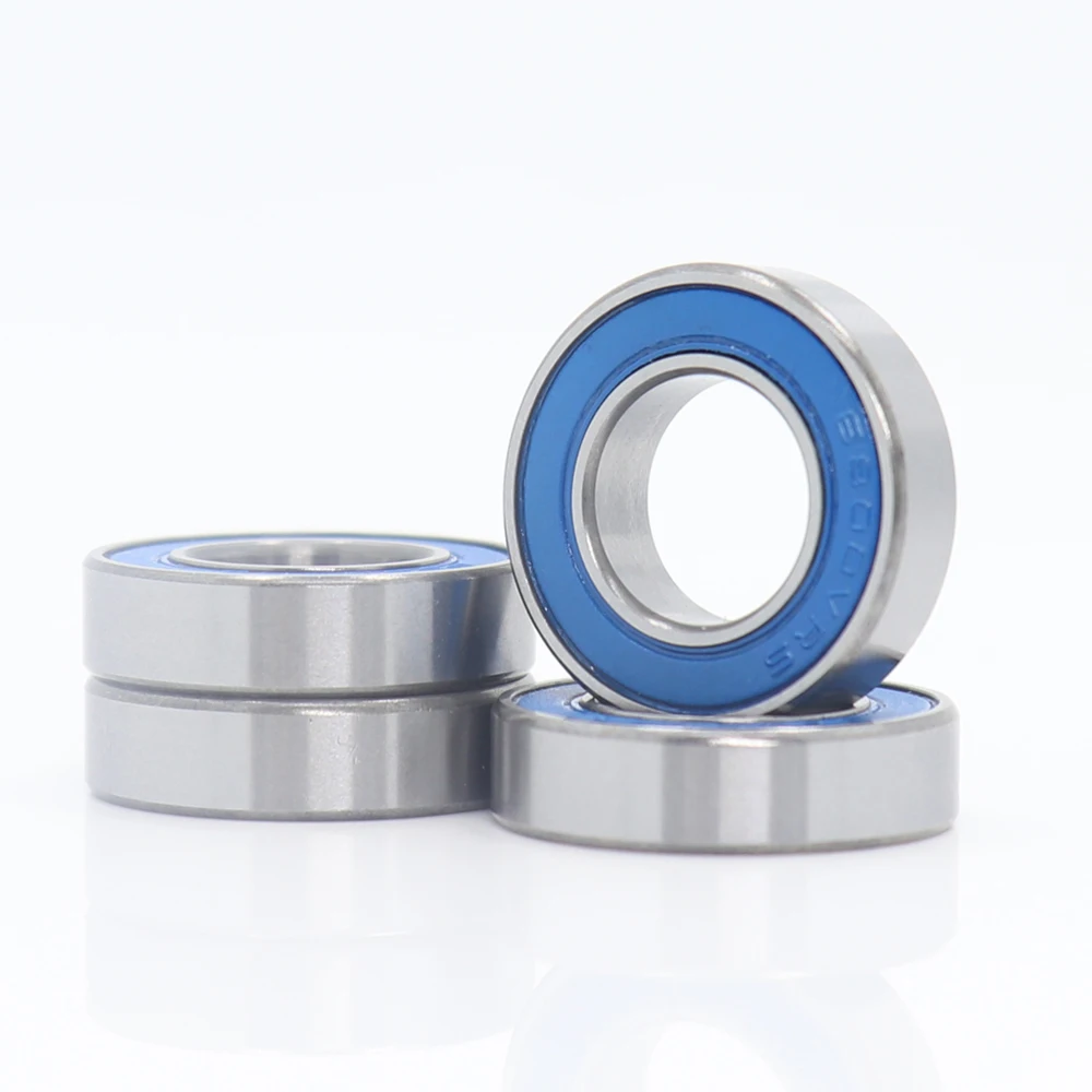 

6800 VRS MAX Bearings 10*19*5mm ( 4 PCS ) Bike Pivot Chrome Steel Blue Sealed with Grease 6800LLU Cart Full Balls Bearing