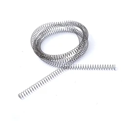 2PCS,Professional Precision Small Coiled Compression Thin Long Springs,0.5mm Wire Diameter*(2-8)mm Out Diameter*1000mm Length